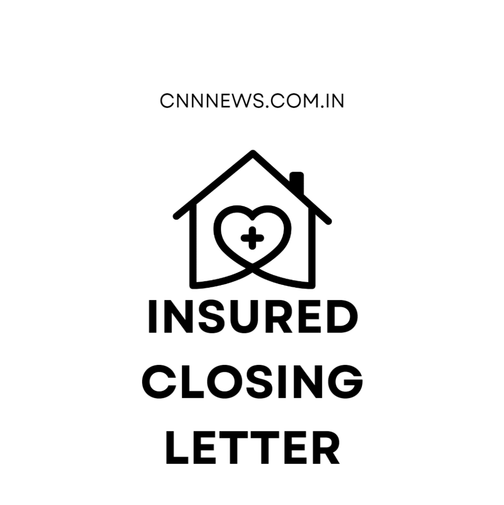 Insured Closing Letter